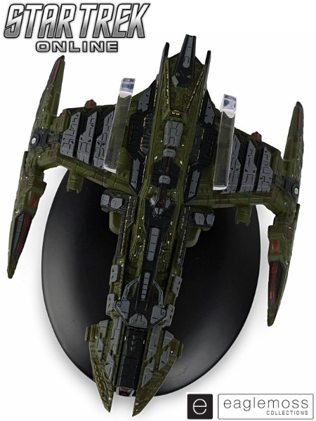 Eaglemoss Star Trek Online Mogh-class Klingon Battlecruiser Ship